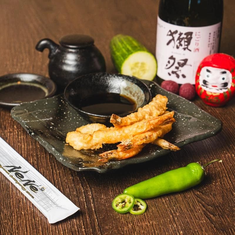 Tempura Shrimp with Sake