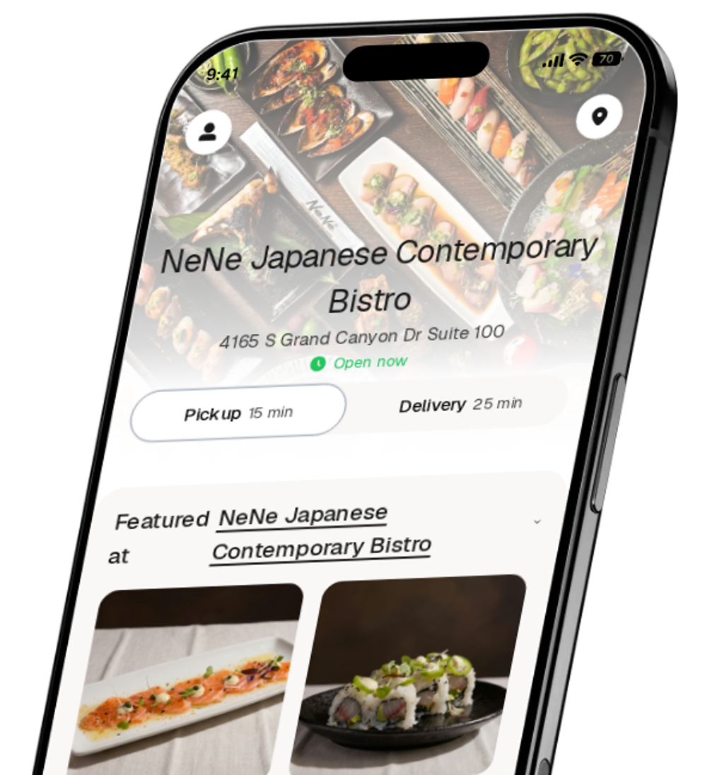NeNe Japanese Contemporary Bistro app preview