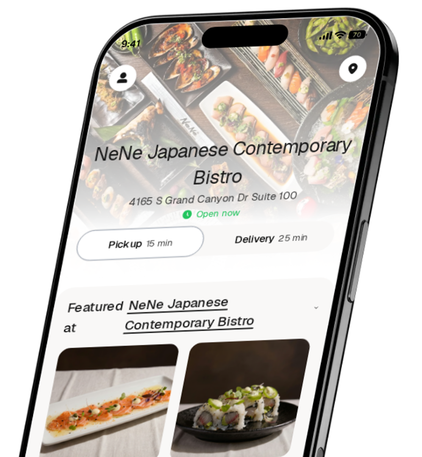 NeNe Japanese Contemporary Bistro app preview