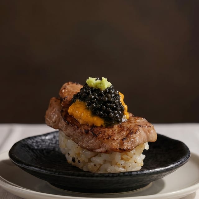 A5 Wagyu Uni Maki.