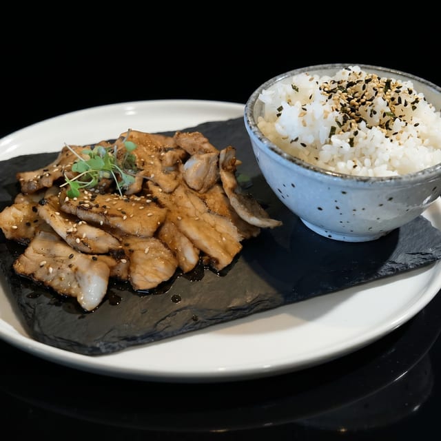 Yuzu Miso Pork Chop.