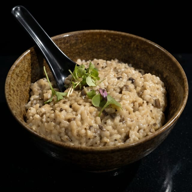 Mushroom Risotto.